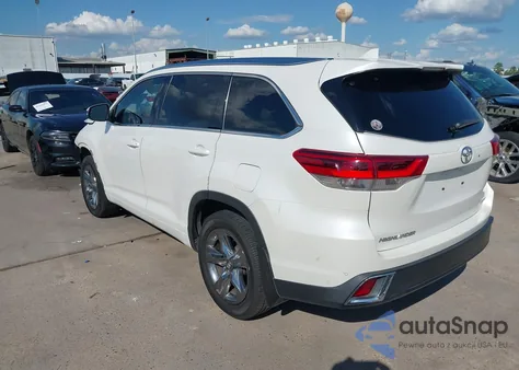2018 Toyota Highlander Limited Platinum из США, поврежденный, VIN 5TDYZRFH5JS246020